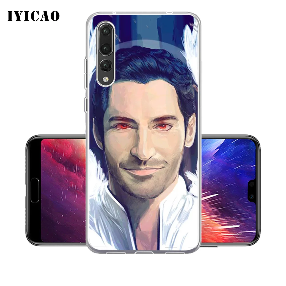 IYICAO Lucifer Tom Ellis TV Show Мягкий силиконовый чехол для телефона Huawei P30 P20 Pro P10 P9 P8 Lite P Smart TPU
