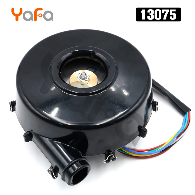 13075 DC12/24 V бесщеточный центробежный воздухонагнетатель широкого спектра применения, центробежный вентилятор, воздуходувка комбикорма для вибрации жилет, воздушная подушка-кровать 13075-12/24V