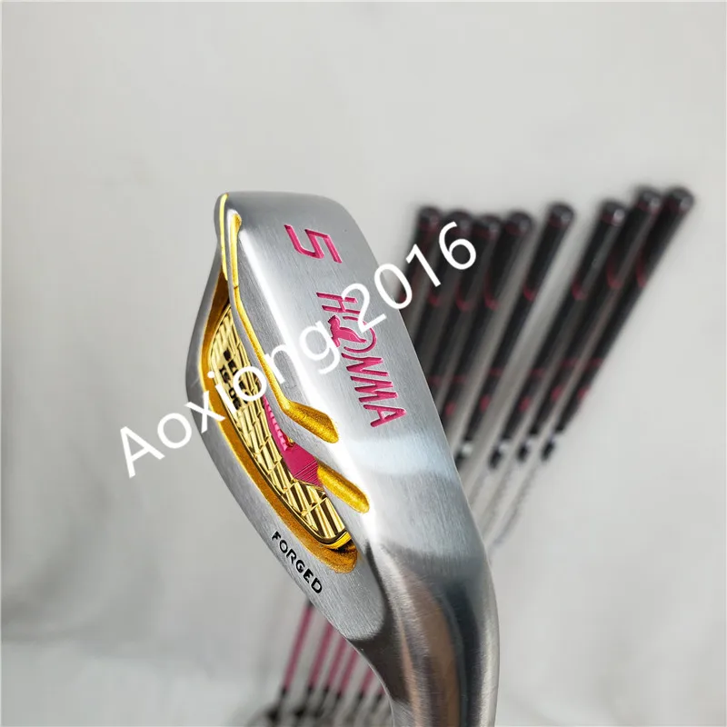 Женские клюшки для гольфа Полный комплект Honma Bere S-06 4 звезды наборы гольф-клуба Драйвер+ Фарватер+ гольф железо+ клюшки(13 шт