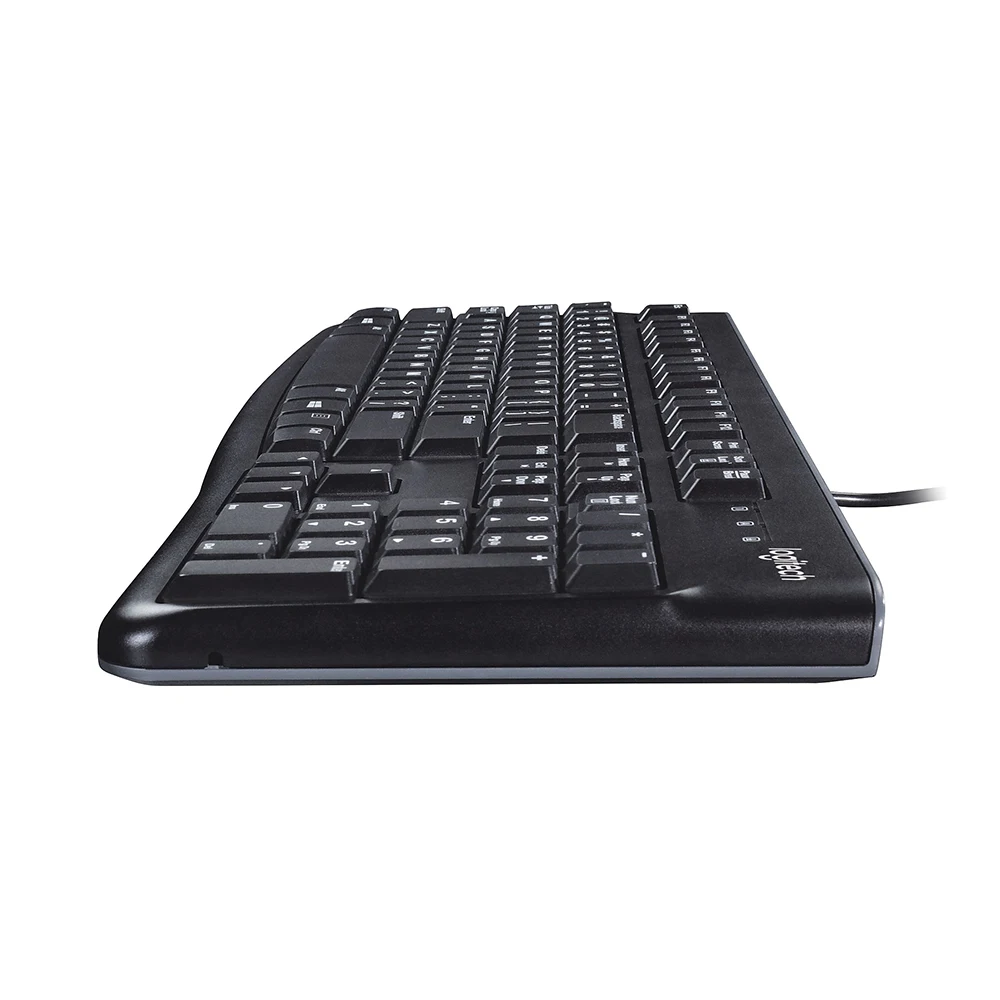 Logitech K120 Стандартный проводной USB QWERTY черный|Клавиатуры| |