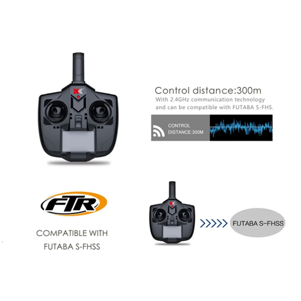 FUTABA 2,4G пульт дистанционного управления Wltoys A600 2,4G 3D6G мини пульт дистанционного управления Радиоуправляемый летательный аппарат бесщеточный двигатель 1404#/20