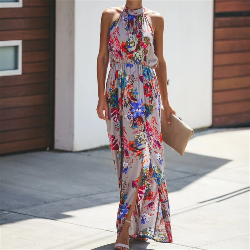 Модные женские праздничные платья с лямками и новинка 2018 женское летнее пляжное