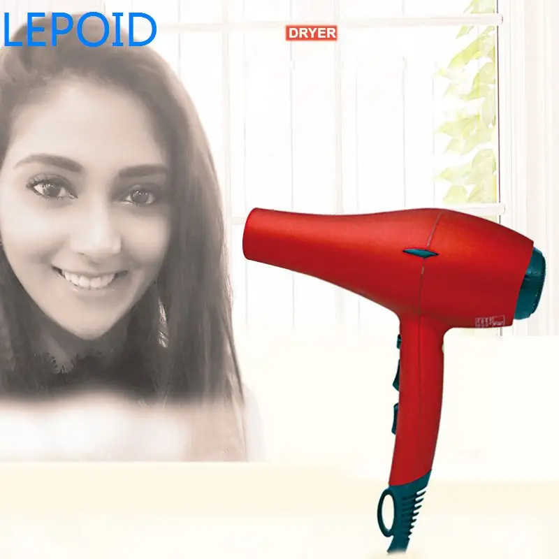 LEPOID электрические Фены для волос отрицательные ионы Профессиональный 7 передач
