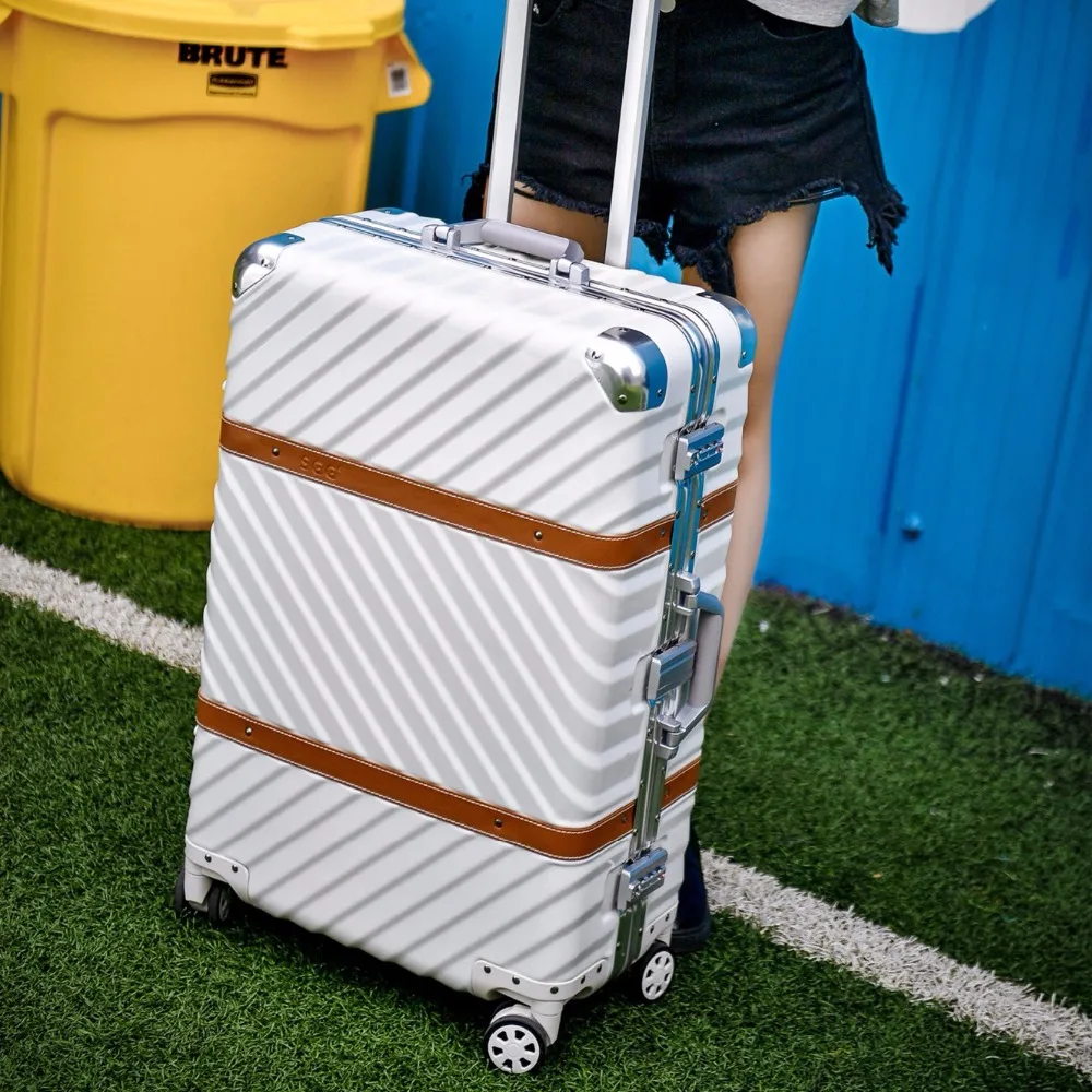 Чемодан на колесиках в стиле ретро для мужчин и женщин винтажная Дорожная сумка с