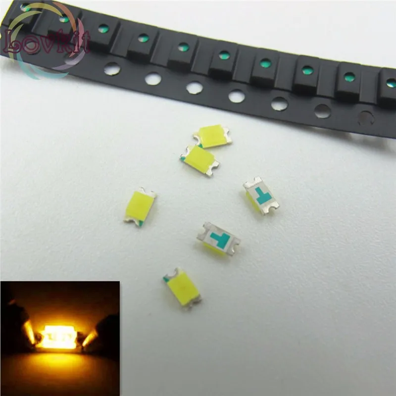 100 шт. 1206 SMD/SMT СВЕТОДИОДНЫЙ 20 X каждого цвета белый красный синий зеленый желтый светодиод SMD чип лампы бусины DIY супер яркий