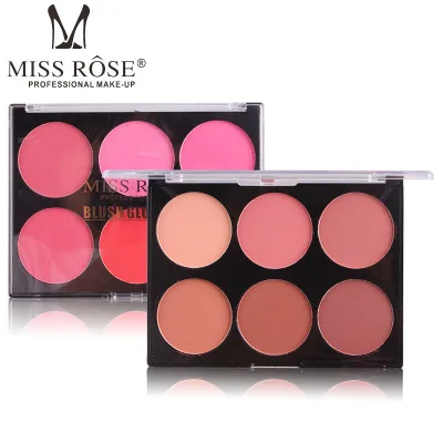 Мисс Роза делла Пелле румяна fard Trucco Tavolozze Opaco Minerale In Polvere Guancia Rouge Cosmetic Al Forno