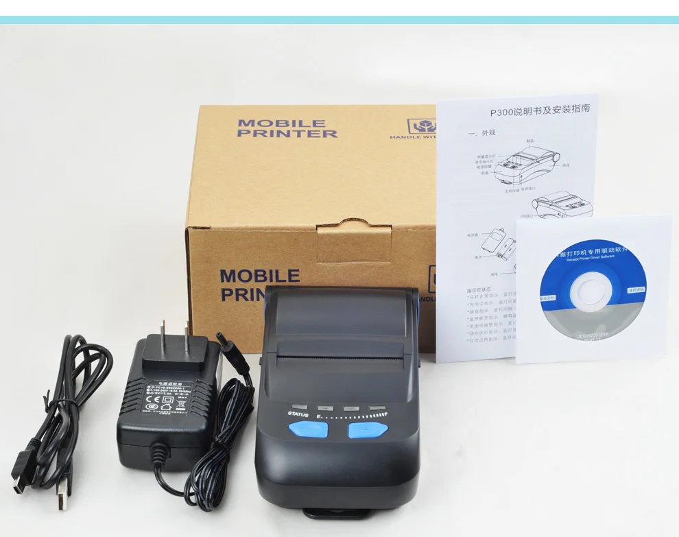 Xprinter 58 мм Мини bluetooth Термальный чековый принтер Карманный Портативный чековый USB беспроводной для windows Android IOS