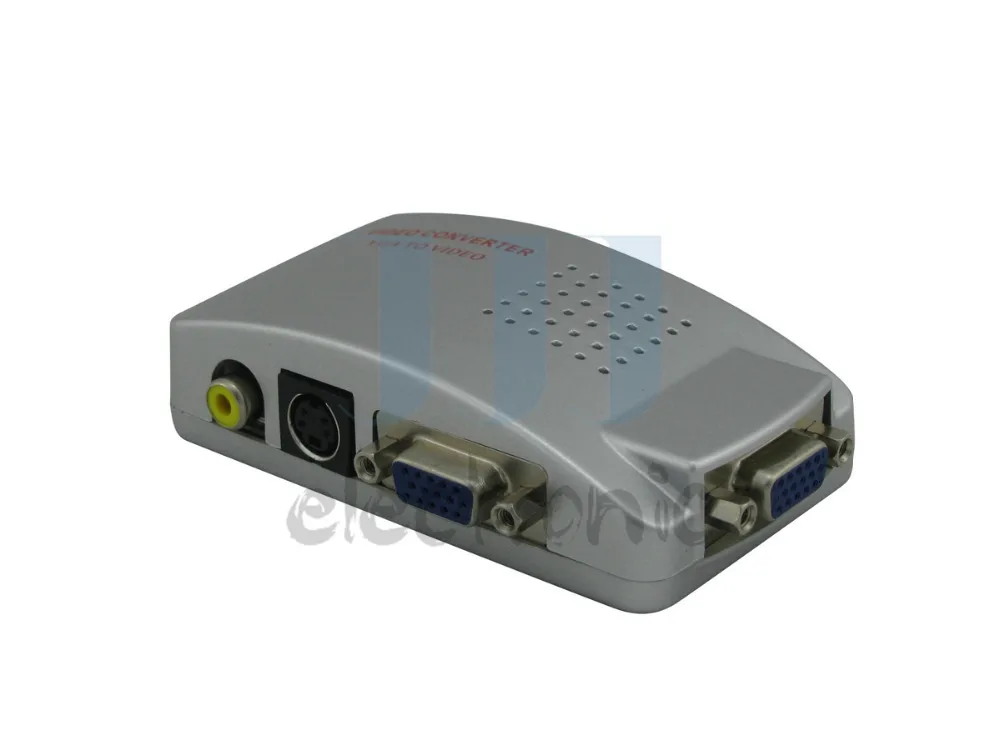 VGA to Video Conversion 1pcs High Resolution 15 Pin &amp S-video Converter |