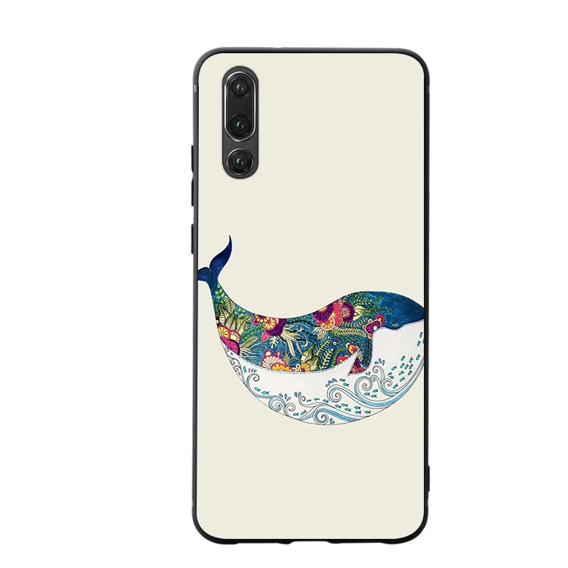 Кит Лев цветные чехлы для телефонов крышка huawei P30 lite pro nova 3i Чехлы Коврики 20 Чехол P