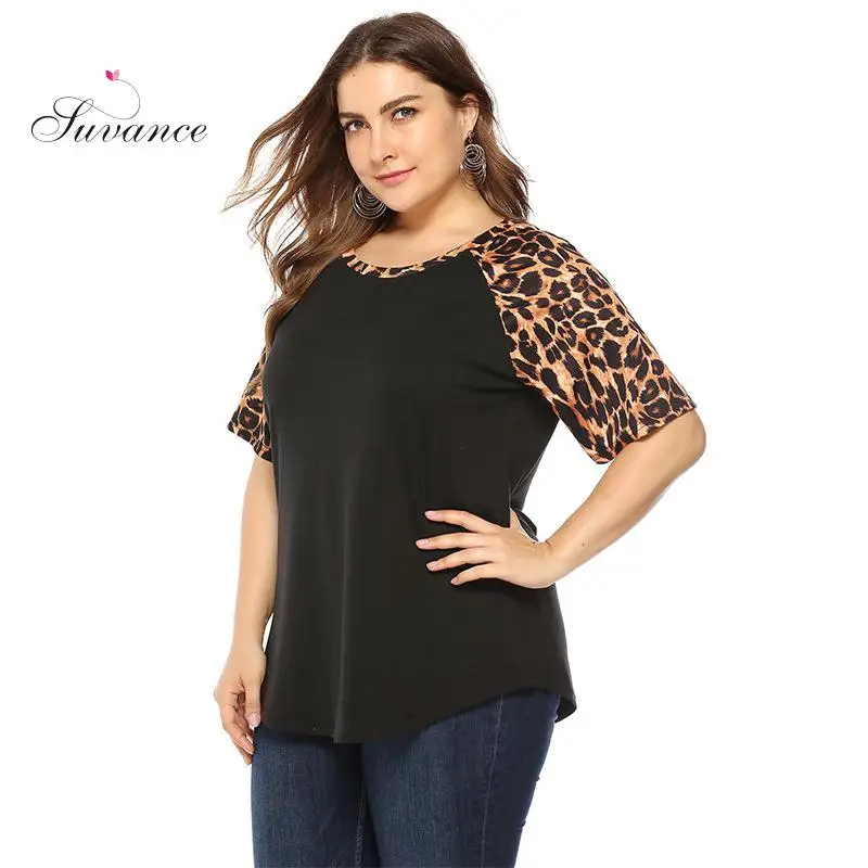 Suvance 2019 повседневные весенние Летние 2 принта цветные размеры Xl-4xl свободные