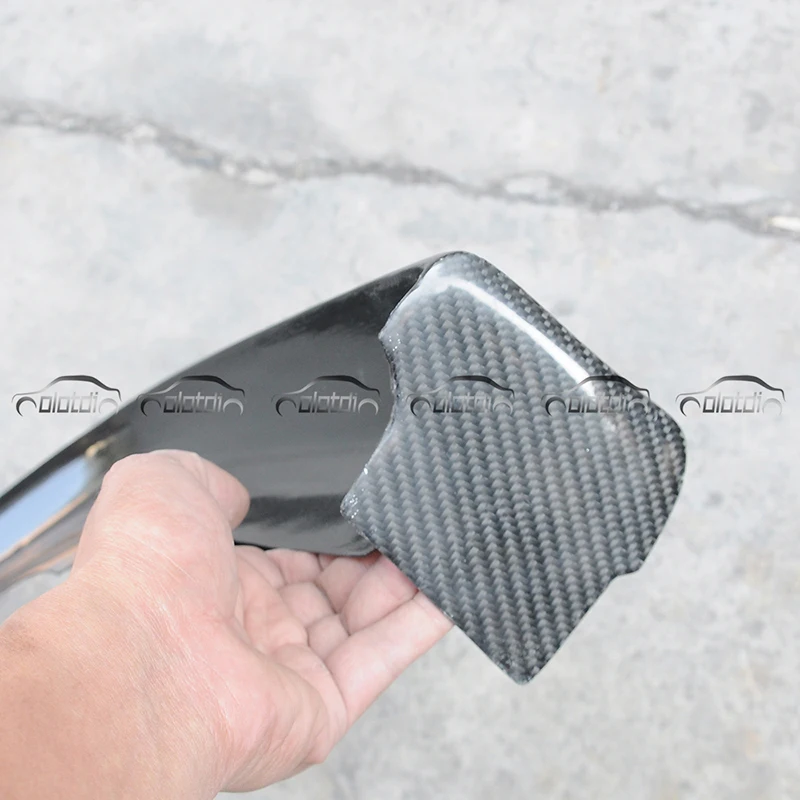 S Стиль углеродного волокна передний спойлер для бампера для HONDA CIVIC 92-95 2/3 дверь OLOTDI автомобильный Стайлинг