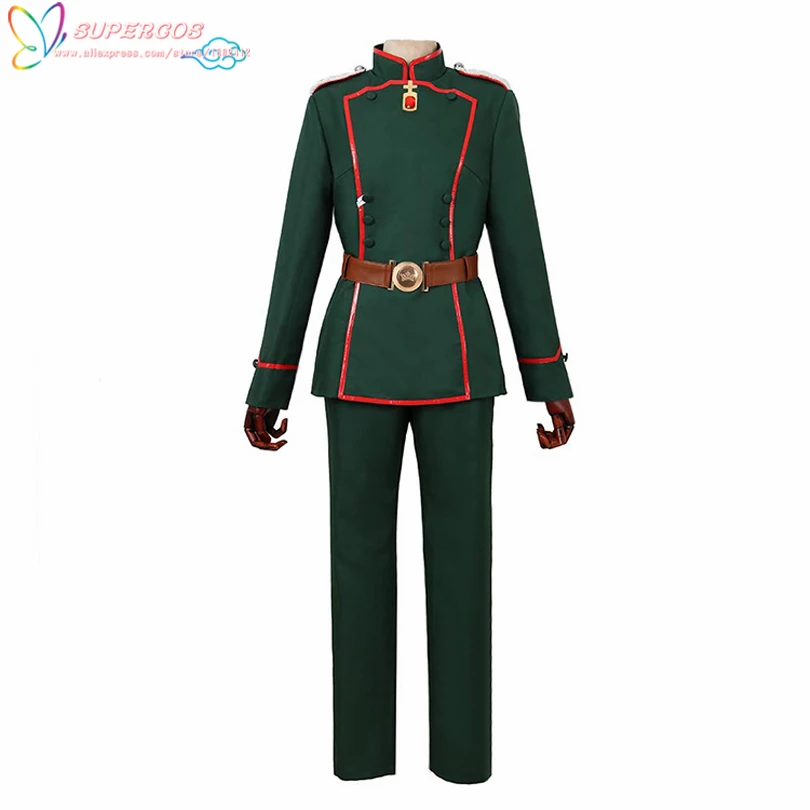 

Saga of Tanya the Evil Viktoriya Ivanovna Serebryakov Visha Coat Pants Suit Cosplay Costume ,Perfect Custom For you!