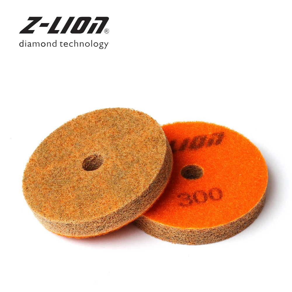 Z-LEAP 3&quot 7PCS Diamond Sponge Polishing Pad Kit 79mm Granite Marble Stone Buffing Disc Wet Use For Angle Grinder Polisher |