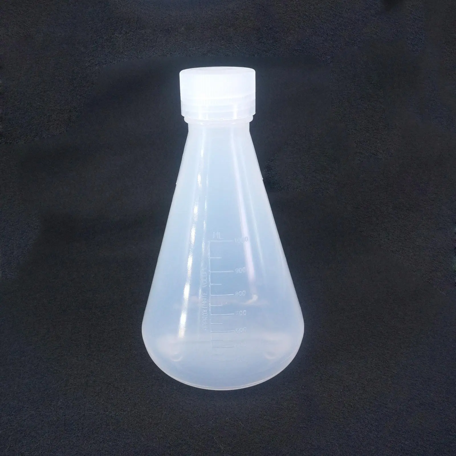 1000 мл полипропиленовая коническая колба Erlenmeyer бутылка с крышкой лабораторный