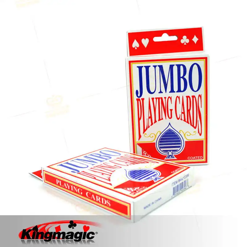 Колода Джамбо 12 7x9 см карта волшебные фокусы игральные карты король Волшебные