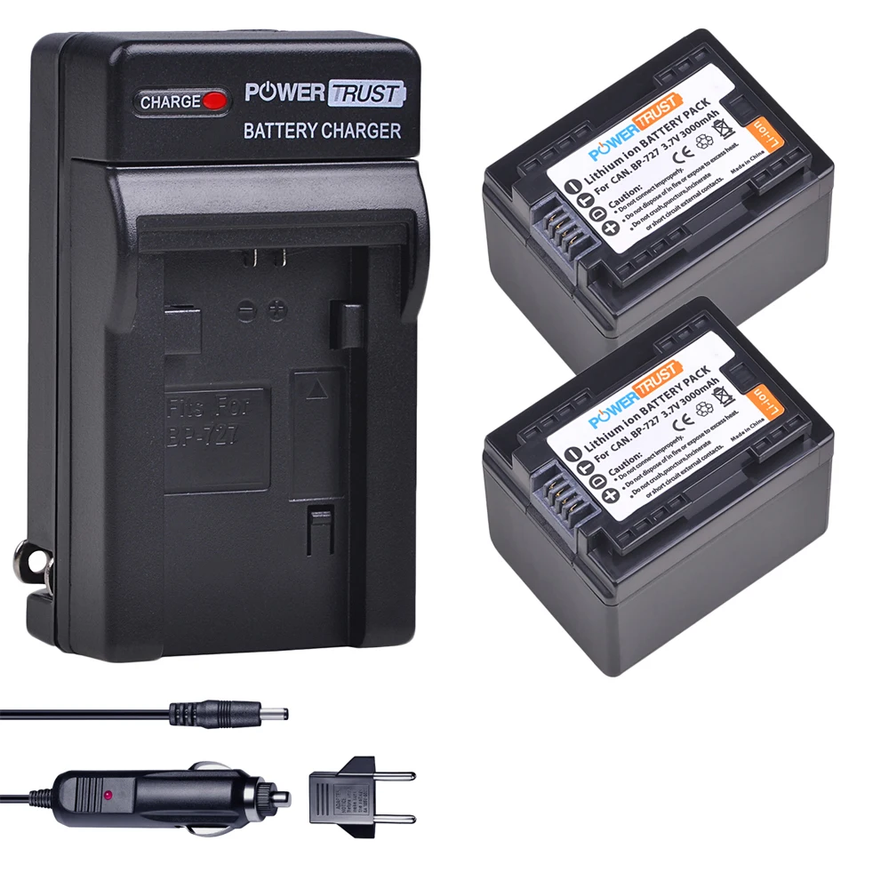 Аккумулятор для фотоаппарата 3000 мАч 2 шт. Canon HF R306 M506 R32 R48 R38 M52 M56 M60 R36 R46 R68 |