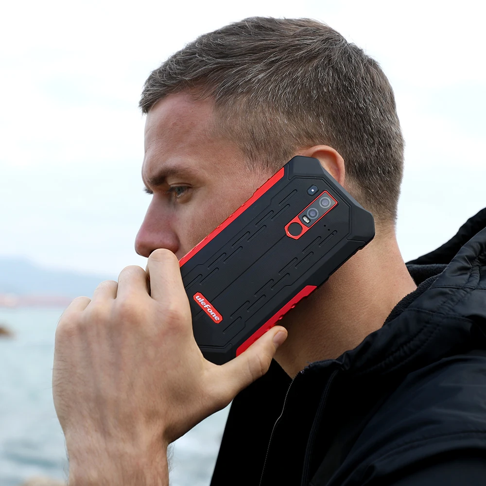 Ulefone Armor 6E водонепроницаемый IP68 NFC прочный мобильный телефон Helio P70 Otca-core Android 9,0 4 Гб+ 64 Гб Беспроводная зарядка 4G смартфон