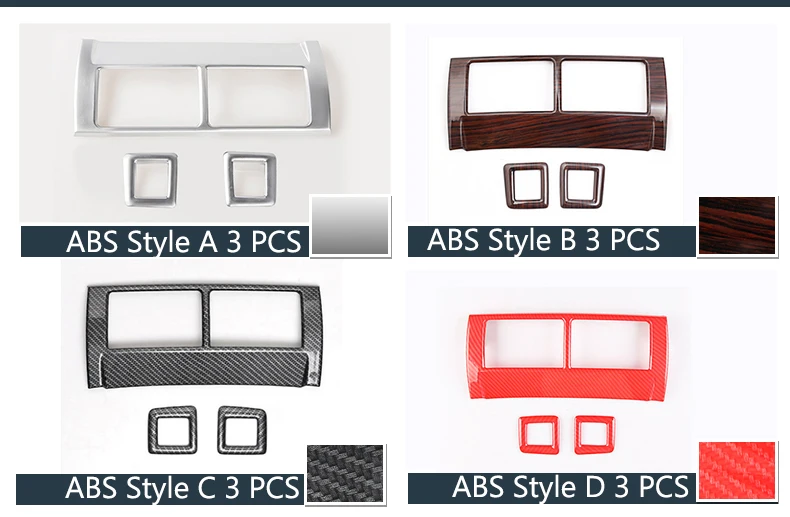 Интерьер автомобиля Dashboard Кондиционер Выход Vent рамки накладка Стайлинг для Toyota Camry ABS чехлы автомобильные авто запчасти