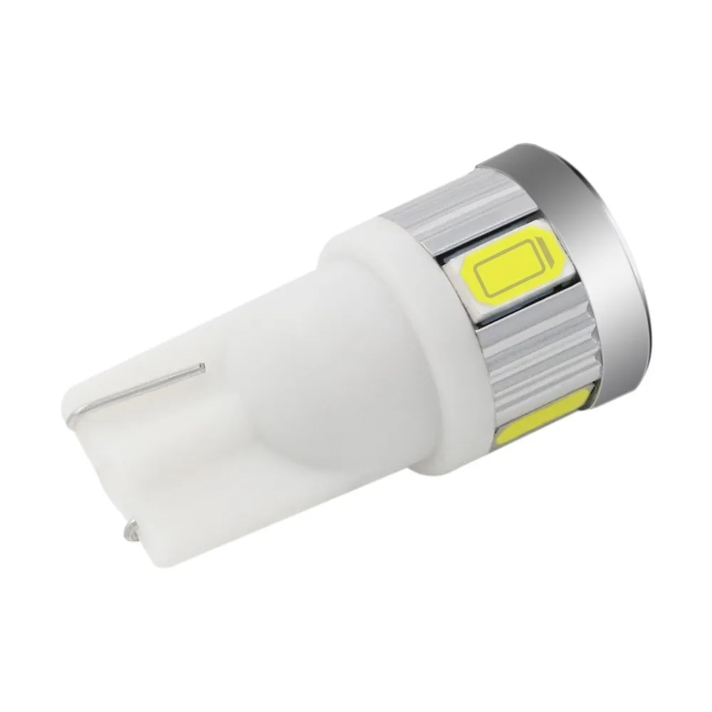 1 шт. T10 W5W 194 5730 СВЕТОДИОДНЫЙ Автомобильный ЛАМПОЧКА 6 SMD автомобильный боковой