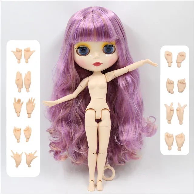 joint doll Ледяная фабрика blyth кукла игрушка BJD кукла без одежды Нормальный/шарнир тела 30 см руки AB в подарок DIY на заказ - Цвет: joint doll