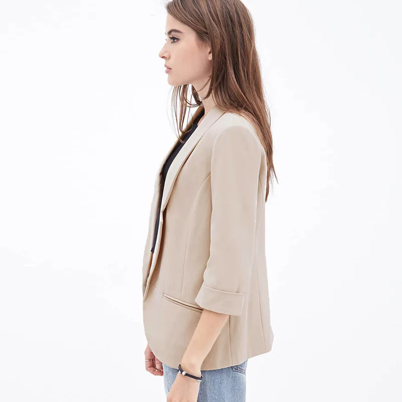 2017 Весна Женщины Пиджаки Куртки Европейский Американский Стиль Blazer OL Одежда Офис