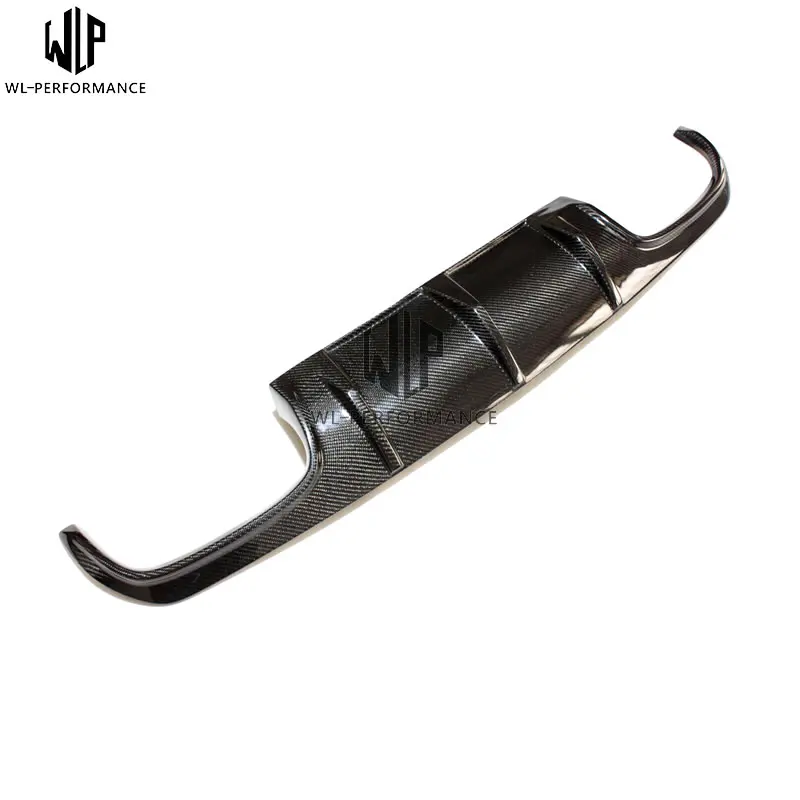 CLk карбоновое волокно AMG задний бампер для губ диффузный спойлер кузова Mercedes Benz W209