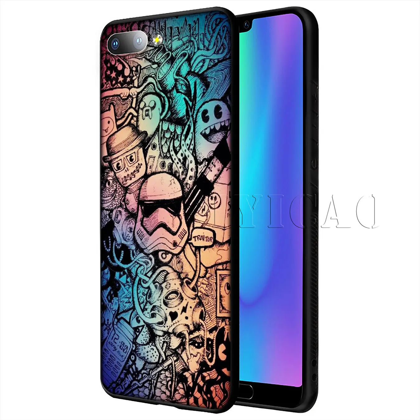 Мягкий чехол для Huawei P20 Pro P10 P8 P9 P30 Lite Mini 2017 P Smart 2019|Бамперы| |