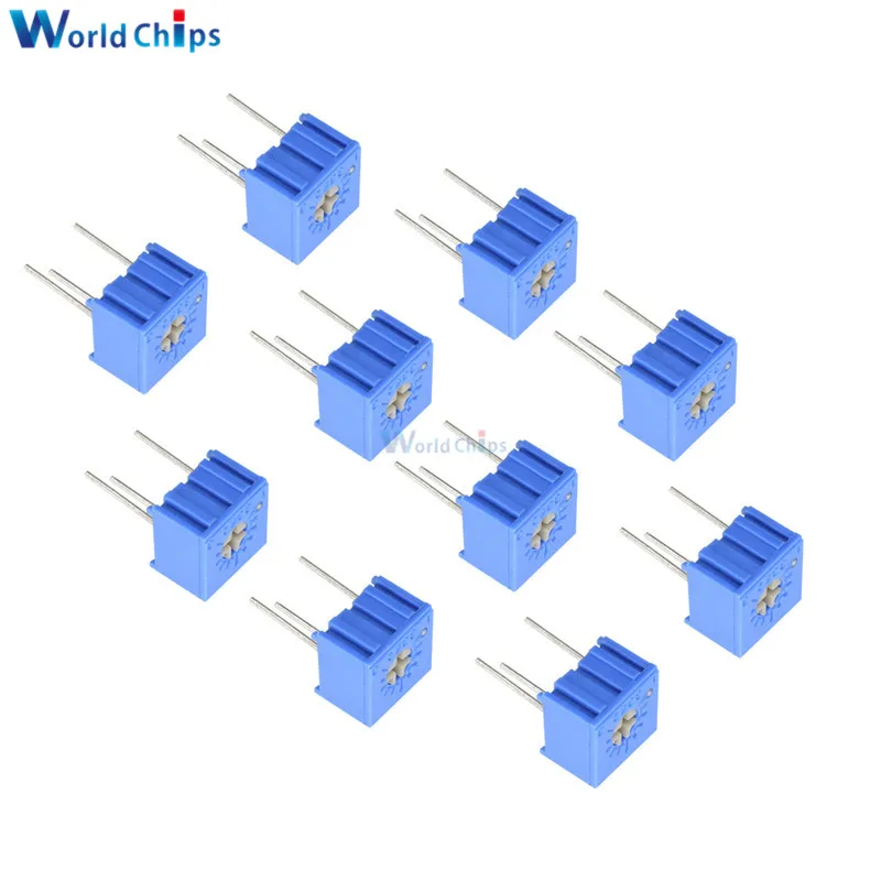 10 шт. 3362P 101 102 103 104 105 201 202 203 204 501 502 503 504 Trimpo подстроечный потенциометр 3362 500R 1 K, 2K 5K 10K 20K 50K 100K
