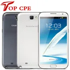 Мобильный телефон samsung Galaxy Note 2 II, оригинальный, N7100 N7105, версия ЕС, 8 Мп, 1080P, 5,5 дюйма, GPS WIFI, 3G, 2 Гб ОЗУ, Android, разблокированный