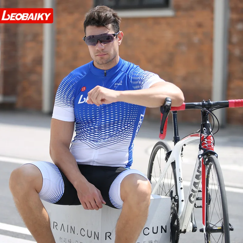 short set blue3 Одежда для велоспорта Pro Team, мужские летние шорты для горного велосипеда, одежда для шоссейного велосипеда, одежда для гоночного велосипеда, быстросохнущая Мужская одежда для велоспорта - Цвет: short set blue3