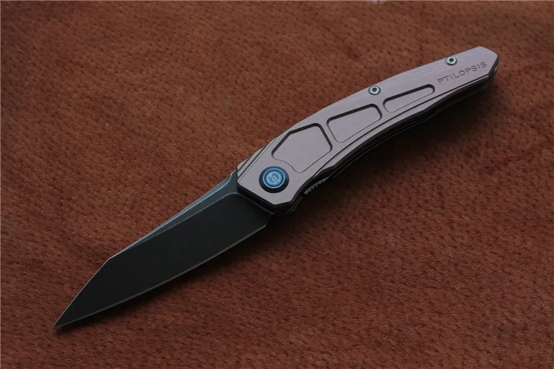 maxace ptilopsis M390 Танто лезвие, алюминиевая ручка, Отдых на природе Охота Карманный фрукты Ножи EDC инструменты