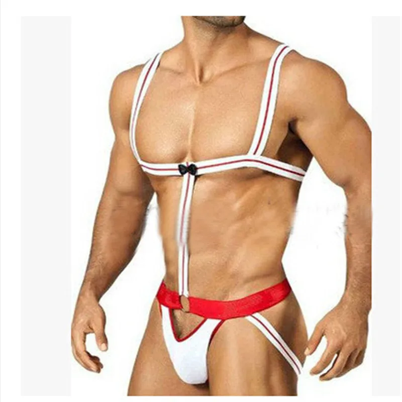 Пикантные Для мужчин эротические комбинезон секс-боди Тедди Флирт Секс нижнее