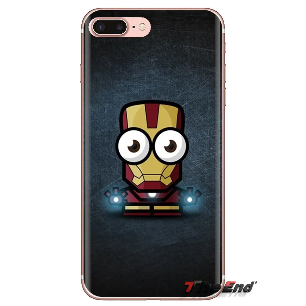 For Sony Xperia Z Z1 Z2 Z3 Z5 compact M2 M4 M5 C4 E3 T3 XA Huawei Mate 7 8 Y3II Super hero comics Transparent Soft Cases Covers |