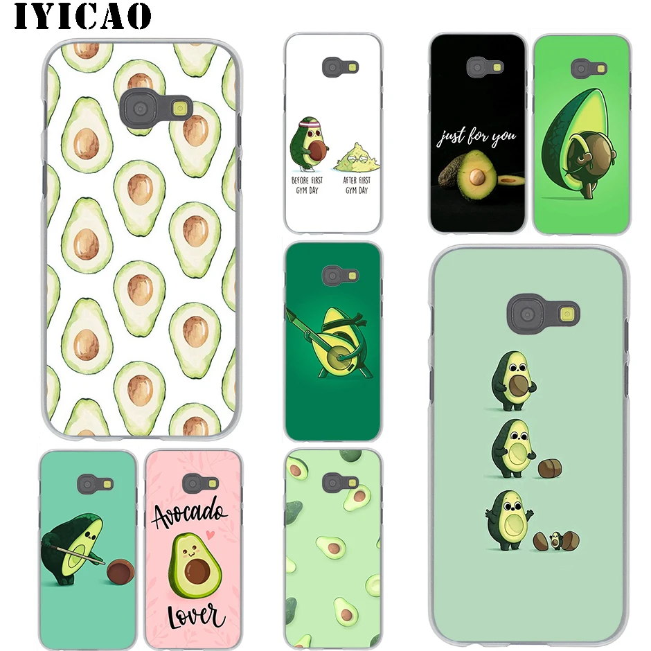 IYICAO чехол авокадо для Samsung Galaxy A3 A5 A6 A7 A8 Plus A9 A10 A30 A40 A50 A70 M10 M20 M30 A10S A20S A30S A40S