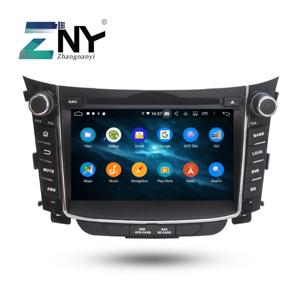 7 "HD Android 9 0 автомобильный стерео gps для hyundai I30 Elantra GT 2012 + DVD Радио FM BT навигация с DSP