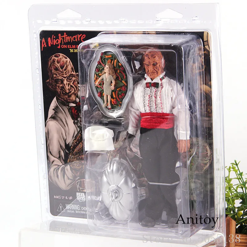 NECA "Кошмар на улице Вязов" Фредди Крюгер Chef Edition ПВХ фигурка коллекционная игрушка " 19 см