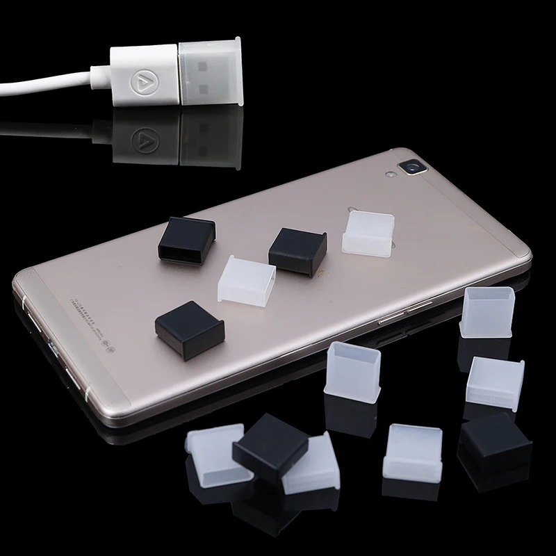 10 шт. пластиковые заглушки для защиты от пыли с разъемом USB защитные крышки