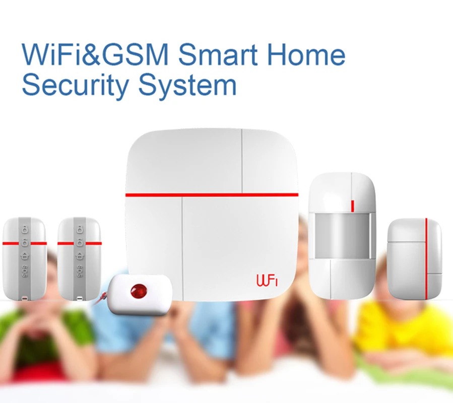 Беспроводная домашняя охранная система охранной сигнализации наборы wifi GSM