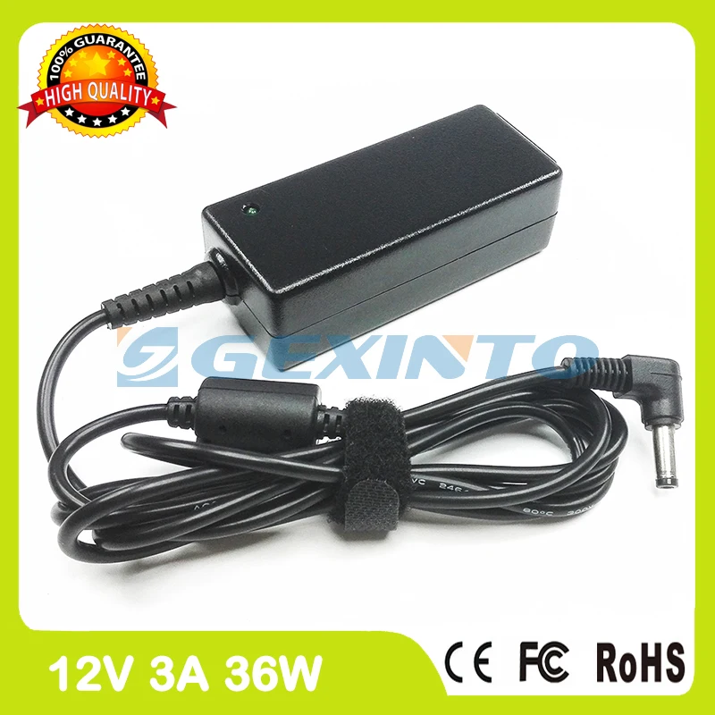 

12V 3A 36W laptop charger ac adapter 90-N00PW7C00Y ADP-36EH C 90-NGVPW1013 90-OA00PW8400 for Asus Eee PC 1000 1000H 1002HA