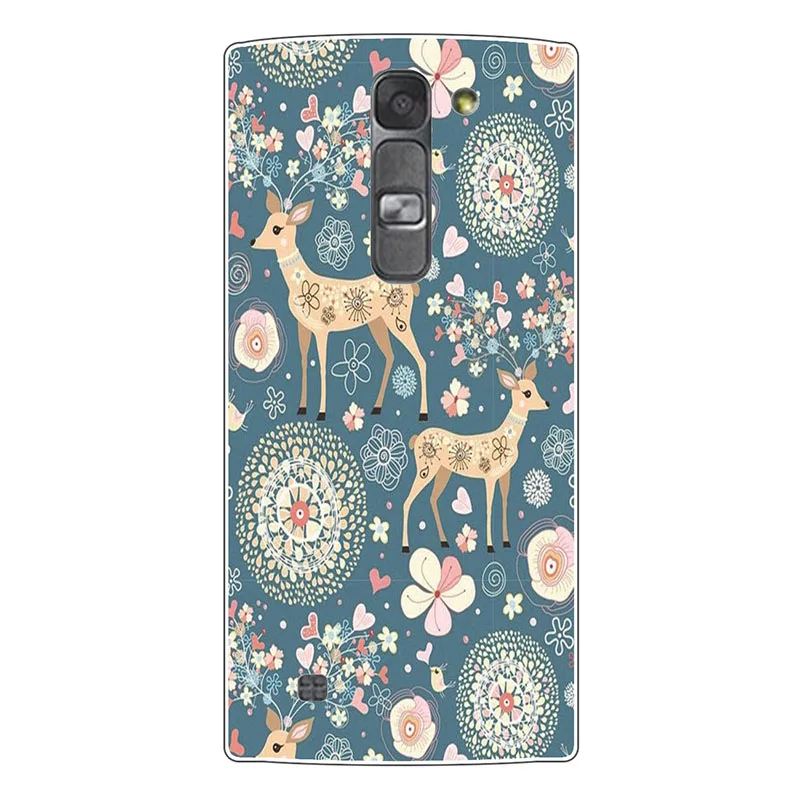 ZX52 Задняя крышка чехол для LG Magna G4c H522Y H502f H500F H525N короны цветка башни однотонный Мягкий чехол из TPU силиконовый чехол для LG G4 мини Чехол - Цвет: ZX52