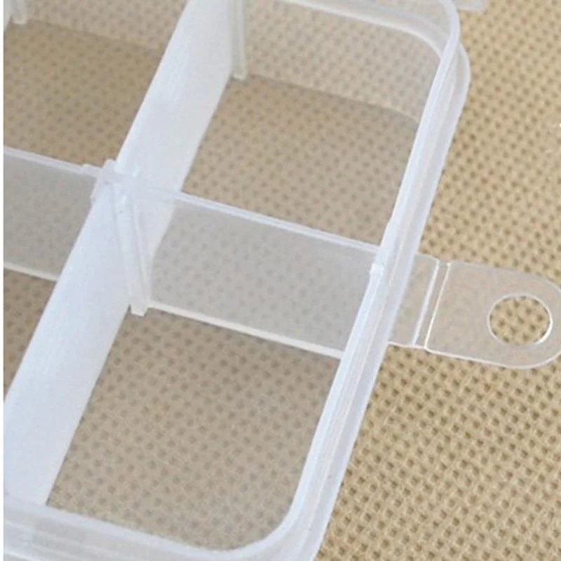 Прозрачная пластиковая шкатулка для хранения ювелирных изделий 10