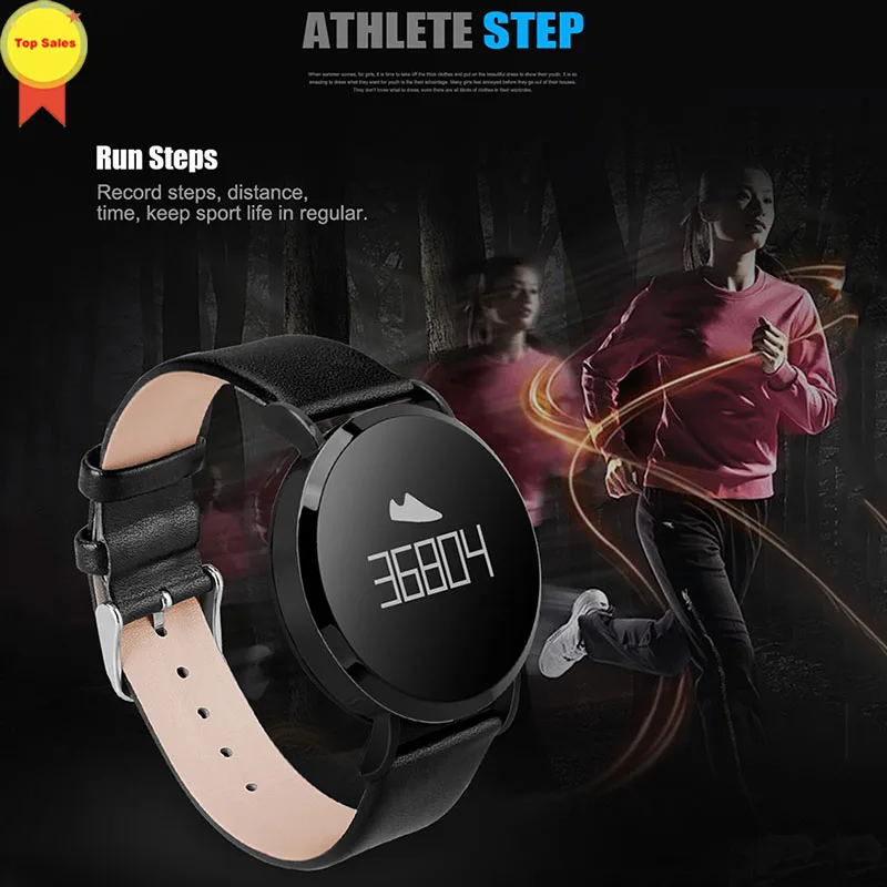 

Smart Wristband Bluetooth Bracelet Sport Watch Pedometer Blood Pressure Heart Rate Monitor OLED long time standby IP67 smartband