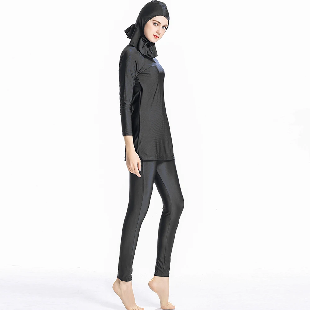 Длинный рукав, Мусульманский купальник Burkinis Lady Burning хиджаб-купальник с цветами одежда женская пляжная одежда высокого качества исламский