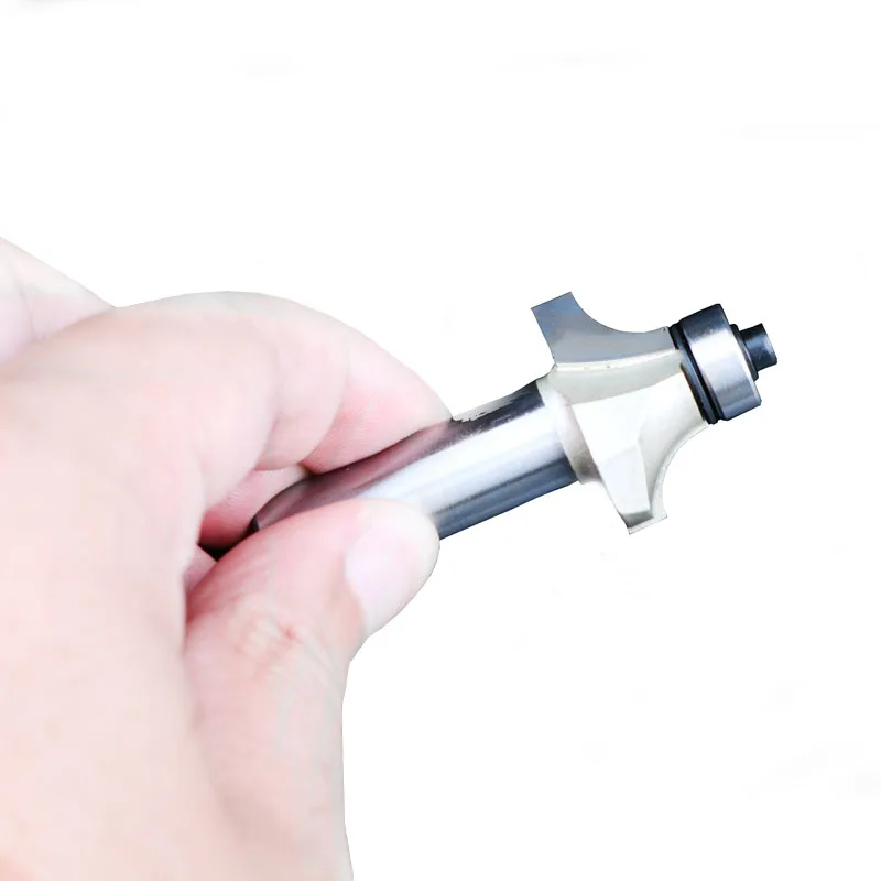 Tideway 1/4 6.35mm Corner Round Bit for Wood Woodworking Tool 2 flute Endmill with Bearing Milling Cutter Corner Round Over Bits
