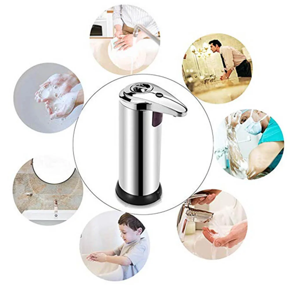 Automatic Liquid Soap Dispenser Pump Touch-free Smart Infrared Sensor Touchless Dispensador for Kitchen Bathroom new | Обустройство