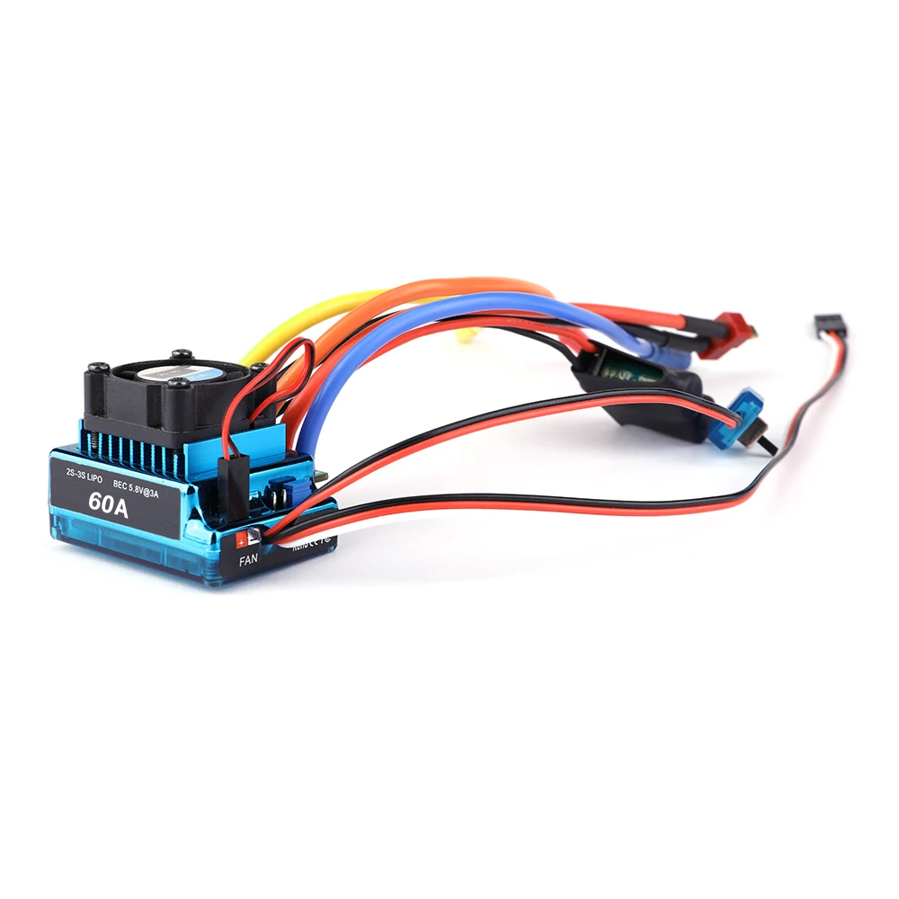 

3650 3900KV 4300KV Sensorless Waterproof Brushless Motor & 60A Brushless ESC Electronic Speed Controller for 1/10 RC Car Part