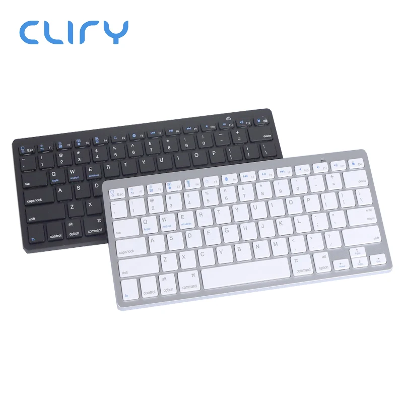 Cliry Bluetooth беспроводная клавиатура ультра тонкая для ПК Apple iPad ноутбука Android IOS