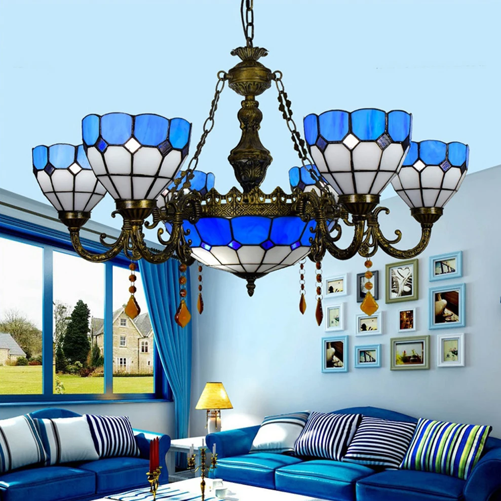 

led e27 Mediterranean Alloy Glass LED Lamp LED Light.Pendant Lights.Pendant Lamp.Pendant light For Dinning Room Foyer Store Bar