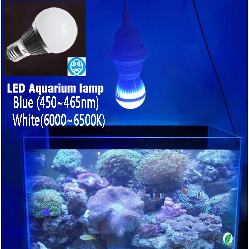 Светодиодные лампы для аквариума AC85 ~ 265 В E27/E14/GU10 6 Вт/10 Вт/14 Вт обеспечивают - Фото №1