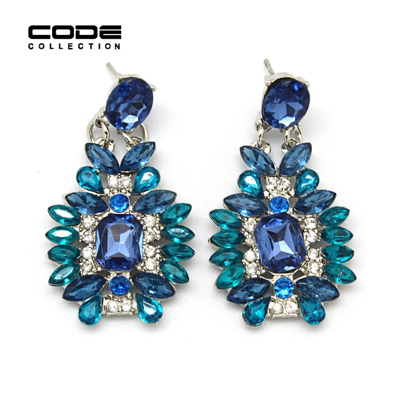 2018 роскошные свадебные украшения полный кристалл люстра серьги падения для Для